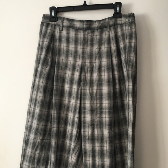 NWT URBAN OUTFITTERS High Rise Plaid Pants L - Picture 5 of 9